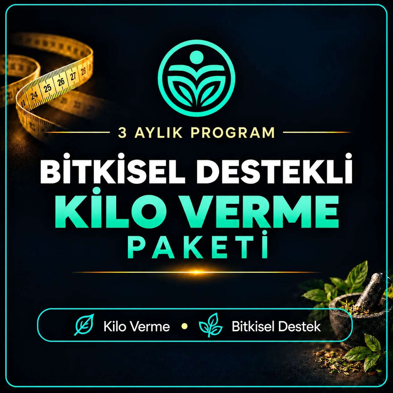 Bitkisel Destekli Kilo Verme Paketi